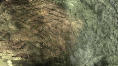 Soyut geometrik yüzey arazi renkli arka plan, dijital sanat