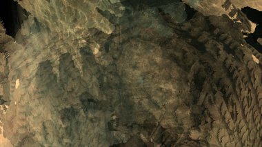 Soyut geometrik yüzey arazi renkli arka plan, dijital sanat