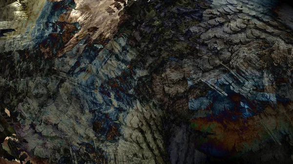 Abstract Geometrisch Oppervlak Terrein Kleurrijke Achtergrond Digitale Kunst — Stockfoto