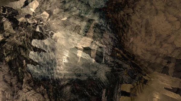 Abstrakte Geometrische Oberfläche Gelände Bunten Hintergrund Digitale Kunst — Stockfoto