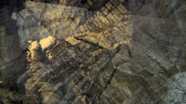 Soyut yüzey arazi renkli arka plan, dijital sanat