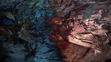 Soyut doku malzemesi renkli dağ manzara su boyası dijital illüstrasyon arka plan