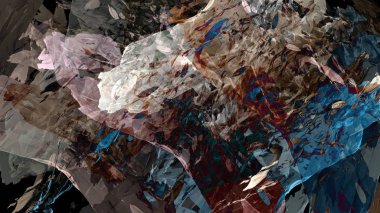 Soyut malzeme renkli doku dağ manzara boya dijital illüstrasyon psychedelic arka plan