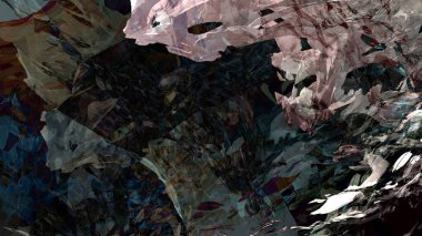 Soyut malzeme renkli doku dağ manzara boya dijital illüstrasyon psychedelic arka plan