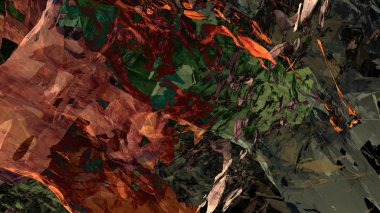 Soyut malzeme renkli doku dağ manzara boya dijital illüstrasyon psychedelic arka plan