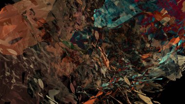 Soyut malzeme renkli doku dağ manzara boya dijital illüstrasyon psychedelic arka plan