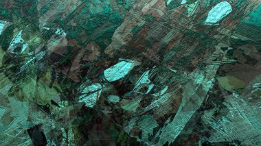 Soyut kentsel şehir geometrik boya yıpranmış doku malzeme yüzey renkli dijital illüstrasyon arka plan