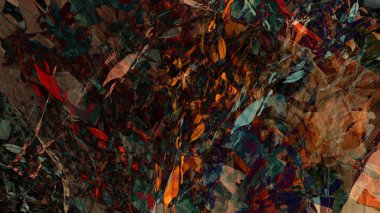 Soyut malzeme renkli doku dağ manzara boya dijital illüstrasyon psychedelic arka plan