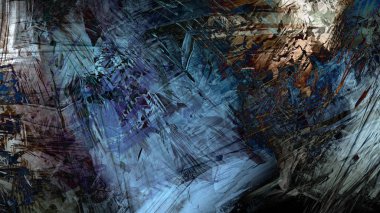 Soyut doku malzemesi renkli dağ manzara su boyası dijital illüstrasyon arka plan