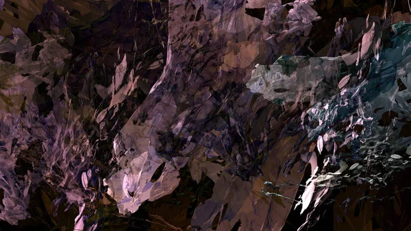 Material Textura Abstracta Colorido Paisaje Montaña Pintura Agua Ilustración Digital —  Fotos de Stock