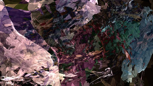 Абстрактный Текстурный Материал Красочный Горный Пейзаж Воды Краски Цифровой Иллюстрации — стоковое фото