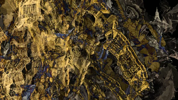 Abstracte Textuur Materiaal Kleurrijke Berglandschap Waterverf Digitale Afbeelding Achtergrond — Stockfoto