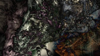 Soyut yüzey arazi renkli arka plan, dijital sanat