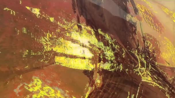 Résumé fractales géométriques déplacement déplacement vidéo de fond numérique 