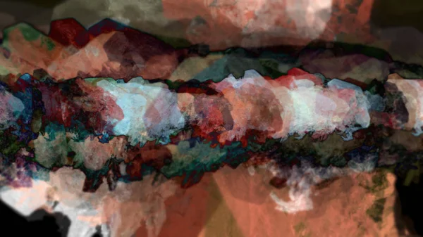 Abstrakte Bunte Surreale Hintergrund Digitale Kunst — Stockfoto