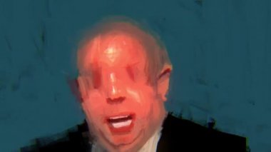 Zihin gücü dijital kavram sanat illüstrasyon glitch hareketi insan kontrol teknolojisi video