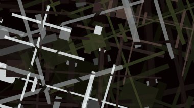 Soyut geometrik çizgiler yapı metal yapı tarzı kaos modern sanat illüstrasyon renkli doku desen arka plan