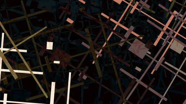 Soyut geometrik çizgiler yapı metal yapı tarzı kaos modern sanat illüstrasyon renkli doku desen arka plan