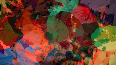 renkli boya ile dijital soyut arka plan