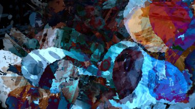 renkli boya ile dijital soyut arka plan