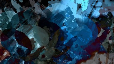 renkli boya ile dijital soyut arka plan