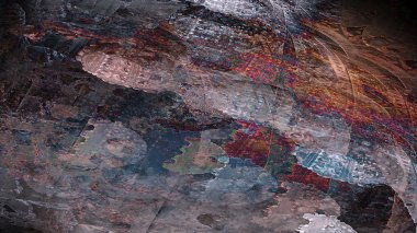 renkli boya ile dijital soyut arka plan