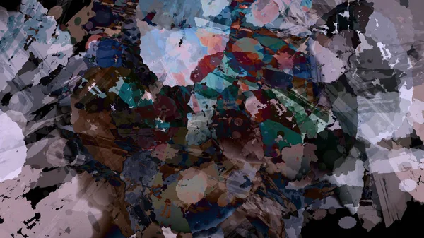 renkli boya ile dijital soyut arka plan