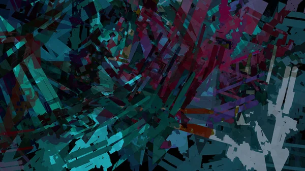 Digitale Abstracte Achtergrond Met Kleurrijke Verf — Stockfoto