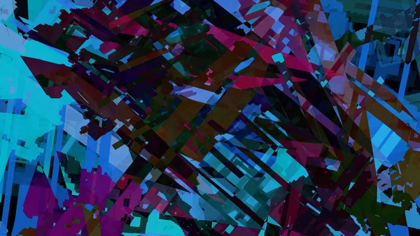 Цифровой Абстрактный Фон Красочной Краской — стоковое фото