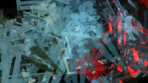 Abstrakte Geometrische Landschaft Mit Farbenfrohen Oberflächenabbildungen Stockbild