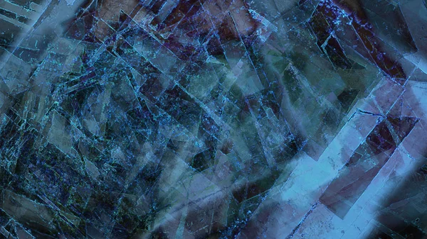 Abstrakte Geometrische Landschaft Mit Farbenfrohen Oberflächenabbildungen Stockfoto
