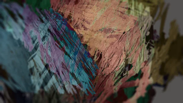 カラフルな塗料で抽象的な色の背景 — ストック写真