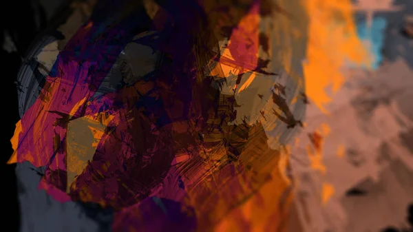 Abstracte Kleur Achtergrond Met Kleurrijke Verf — Stockfoto