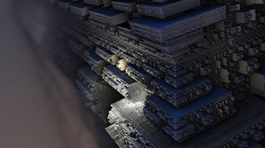 grunge sürreal dijital soyut arkaplan 