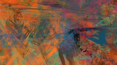 grunge sürreal dijital soyut arkaplan 