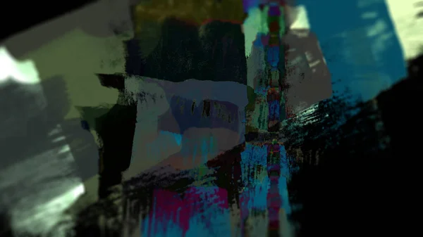 Grunge Surrealista Digital Abstracto Fondo — Foto de Stock