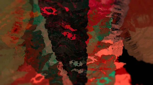 Grunge Surrealistyczne Cyfrowe Abstrakcyjne Tło — Zdjęcie stockowe