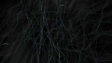 Soyut atmosfer çizgisi uzay manzarası kavramı