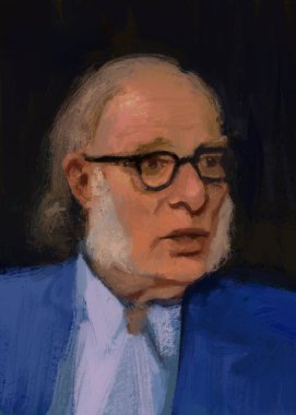 Isaac Asimov 'un dijital geleneksel resmi