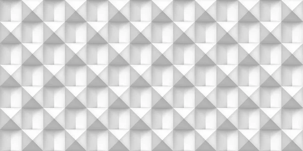 Volume White Realistic Texture Cubes Gray Geometric Seamless Pattern Design — Stock Vector