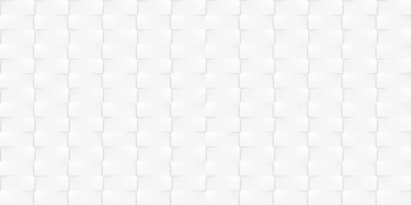 Volumen Licht Realistische Textur Würfel Weiße Geometrische Nahtlose Muster Design — Stockvektor