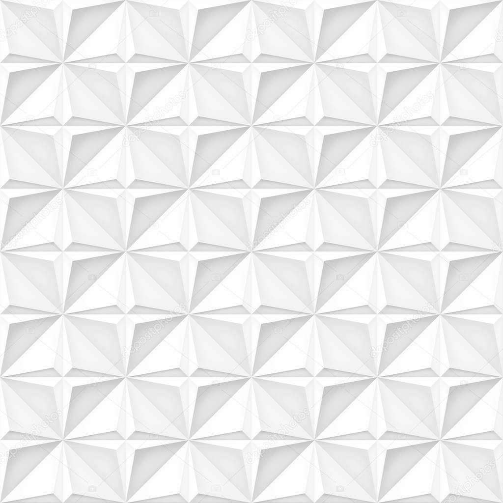 Volume realistic vector stars texture, light geometric seamless tiles pattern, design white background for you projects 
