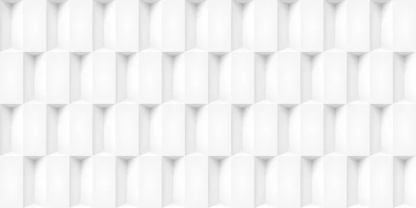 Volume Realistic Vector Cubes Texture Light Geometric Seamless Tiles Pattern — Stock Vector