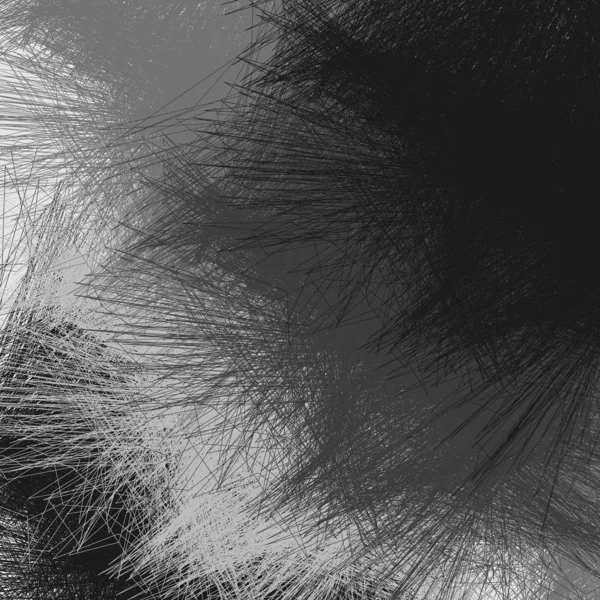 Fondo Líneas Abstractas Monocromas Diseño Vectorial Arte Caos Textura — Vector de stock