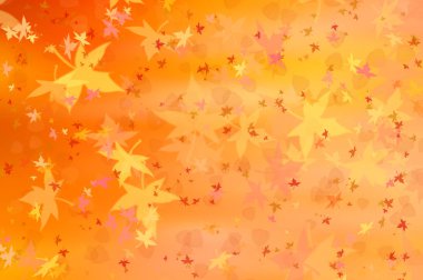 Sıcak zemin yaprakları ile