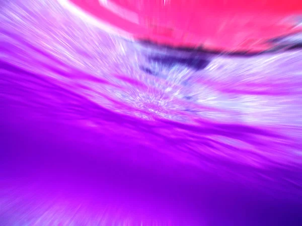 Abstrakte Violette Und Magentafarbene Unterwasserflüssigkeit Dynamische Komposition — Stockfoto