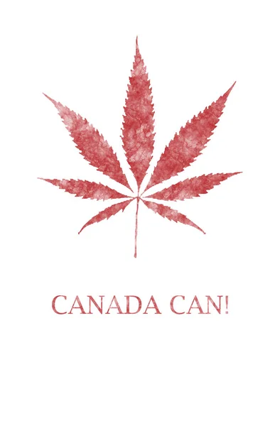 Canada Can Smoke Cannabis — Stock Photo, Image