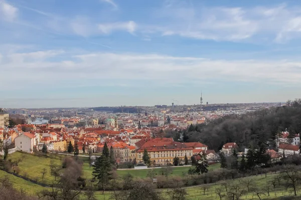 Ulice Miasta Pragi Innej Perspektywy — Zdjęcie stockowe