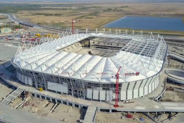Stadyum inşaatı. Yeni stadyum, spor tesisi