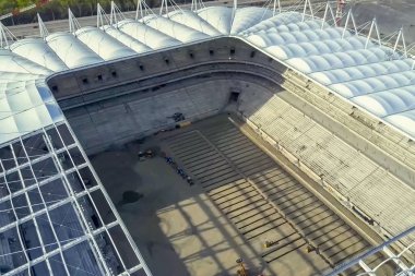 Stadyum inşaatı. Yeni stadyum, spor tesisi